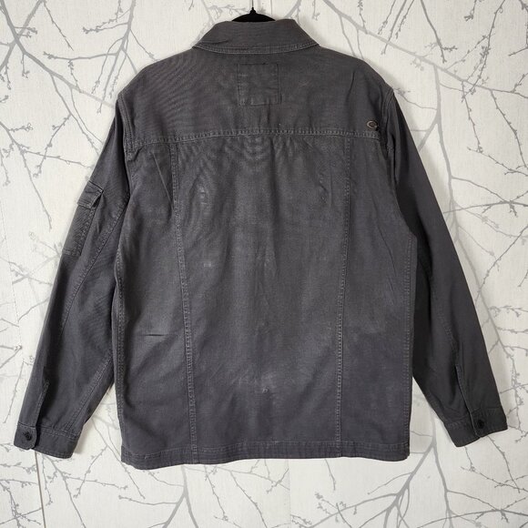 Outdoor Research Gray Canvas Button Up Deadpoint Shirt Jacket - Picture 3 of 7